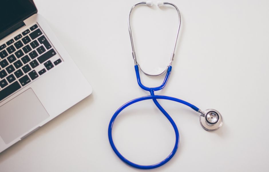 Medical technology on a desk